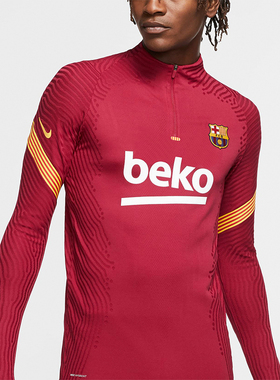 Nike/耐克正品Vaporknit男士拼接立领训练足球长袖CD5968-621