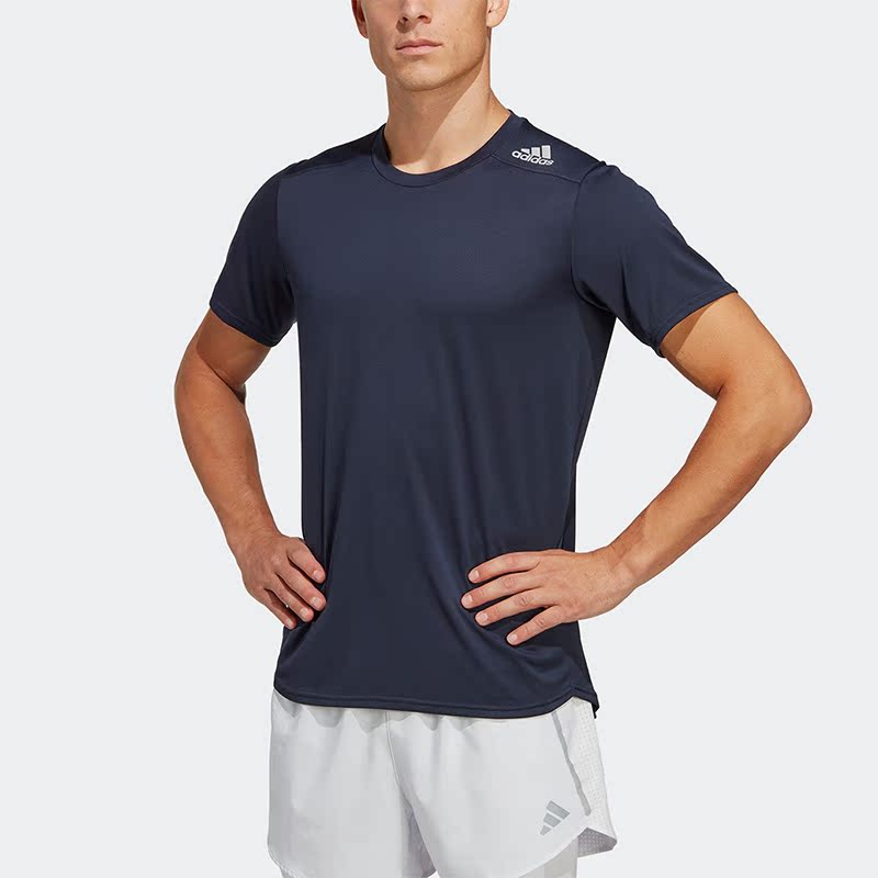 阿迪达斯男子运动短袖
