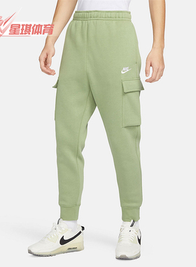 Nike/耐克正品秋冬男士休闲针织加绒保暖经典运动长裤CD3130-386