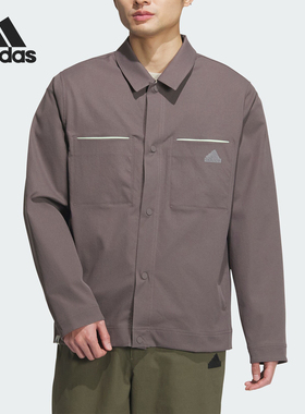 Adidas/阿迪达斯官方正品BC WV JACKET男士休闲翻领外套JE8593