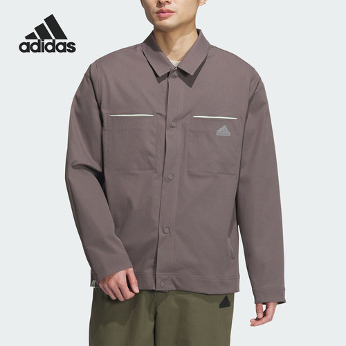 Adidas/阿迪达斯男士翻领外套