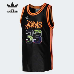 Adidas/阿迪达斯正品FSTV TANKTOP三叶草男子运动背心 GJ7765