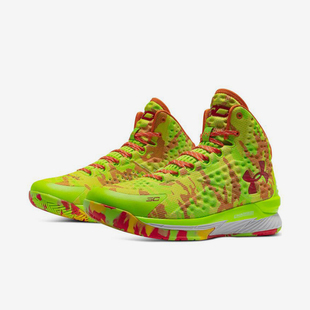 安德玛正品 3026196 Curry 高帮缓震耐磨实战篮球鞋 300 1男士