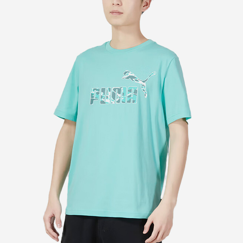 Puma/彪马正品夏季新款男子运动休闲印花短袖T恤677125-77