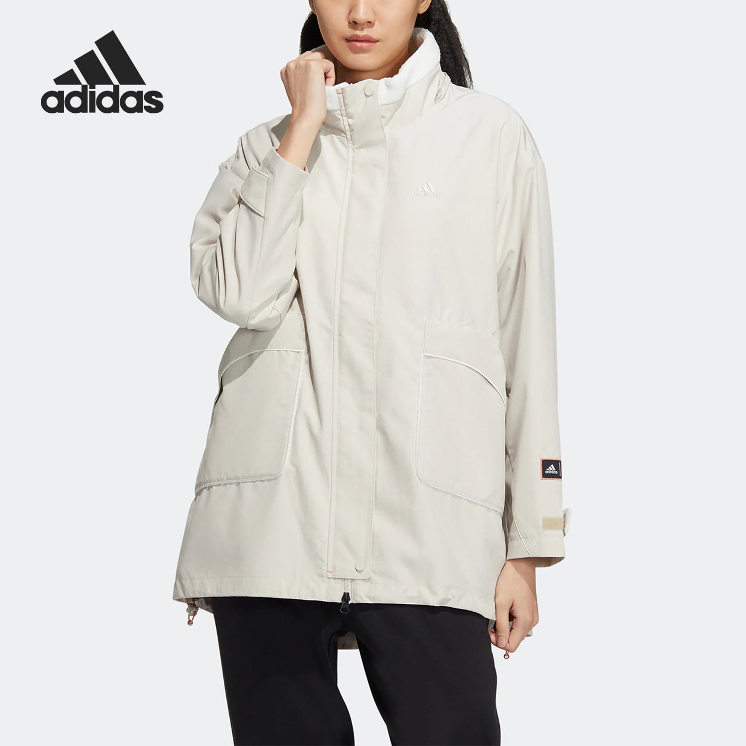 Adidas/阿迪达斯官方正品春季新款女子运动摇粒绒夹克外套HZ2996,运动服/休闲服装,运动茄克/外套,淘宝优惠券,粉丝福利购,淘宝优惠卷