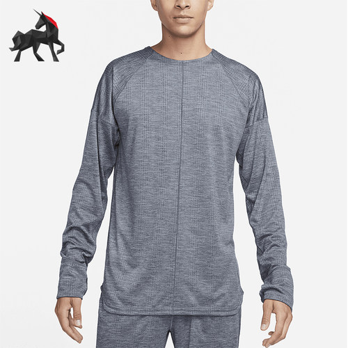 Nike/耐克正品男士徽标圆领运动健身休闲经典长袖T恤FB7775-065