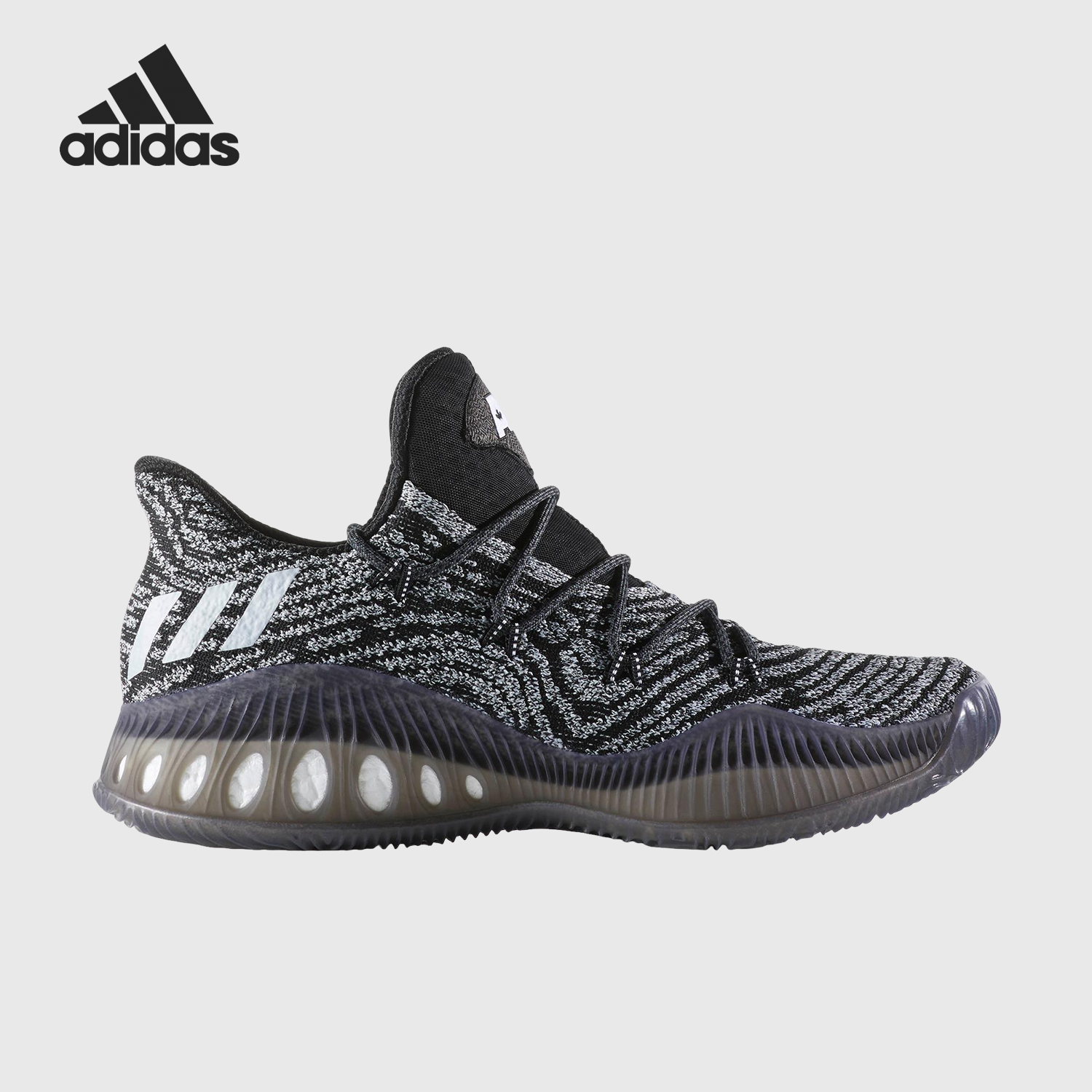 Adidas/阿迪达斯正品男孩运动舒适中帮经典运动休闲篮球鞋BB8346