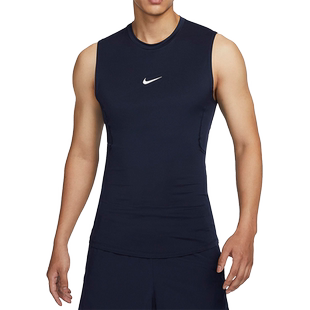 Nike/耐克官方正品新款男子时尚训练运动紧身无袖T恤FB7915-451