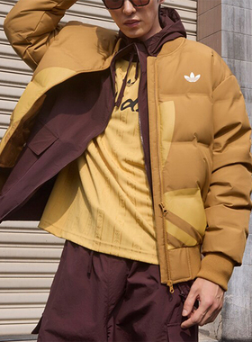 Adidas/阿迪达斯正品三叶草男女防风保暖立领羽绒服JL8411