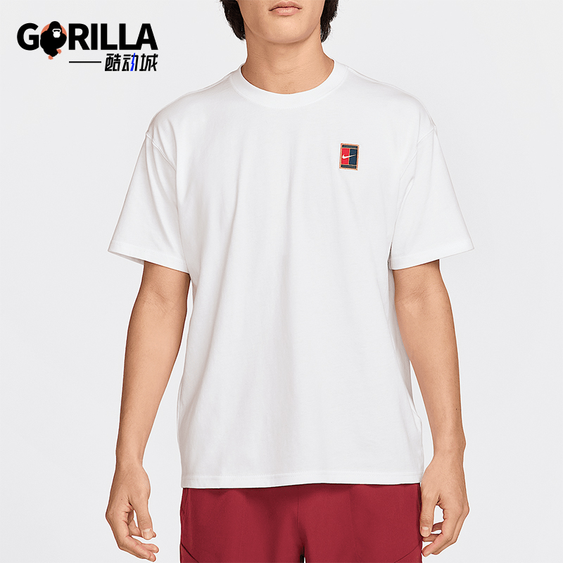 Nike/耐克正品新款男士透气运动透气休闲网球短袖T恤HJ3363-100