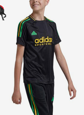 Adidas/阿迪达斯正品TIRONATIONSPACK黑色经典青少年长裤IW0899