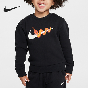 耐克正品 圆领卫衣IH1190 Club 婴童加绒长袖 010 Fleece Nike