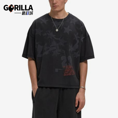 Nike/耐克正品JORDAN新款男黑色运动休闲经典短袖T恤IM7363-010