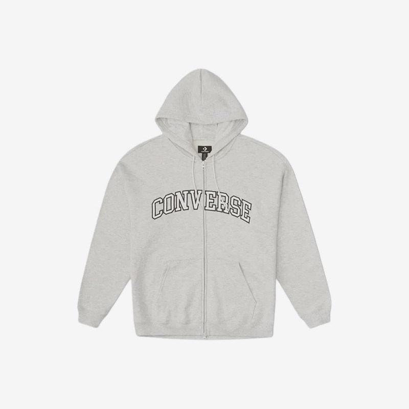 Converse/匡威正品2025新款男子针织连帽夹克外套10027083-A04