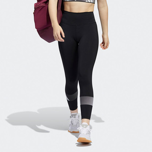Adidas 休闲女子时尚 潮流运动紧身长裤 GR8089 阿迪达斯正品