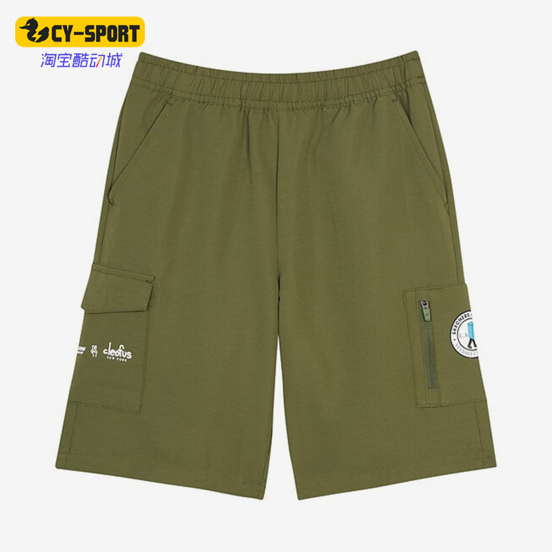 Skechers/斯凯奇正品春季新款儿童运动休闲宽松短裤L222K072