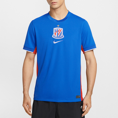 Nike/耐克正品申花主场球迷版男士足球经典运动球衣IQ0582-444