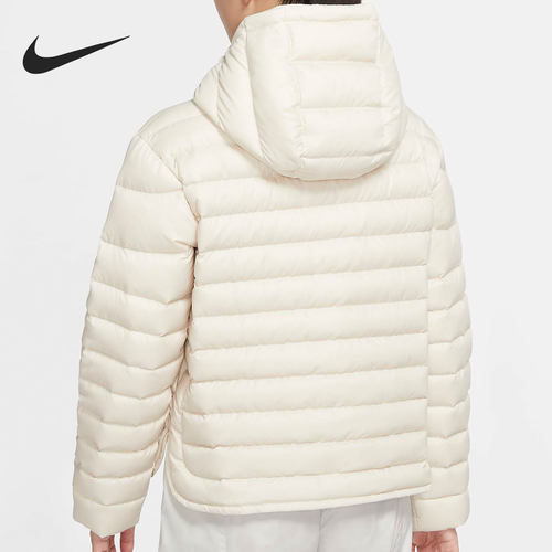 耐克女子连帽保暖运动羽绒服