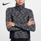 针织休闲套头运动卫衣933297 女子高领长袖 010 耐克正品 Nike