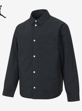 Nike/耐克官方正品JORDAN男士翻领系扣休闲长袖衬衫FV7433-045