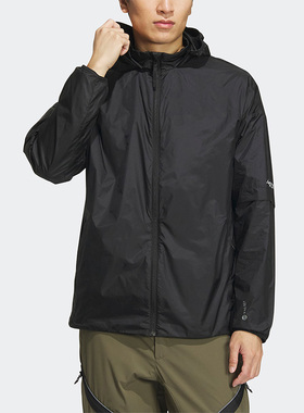 Adidas/阿迪达斯正品休闲户外男子运动连帽夹克外套HY4703