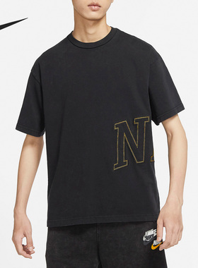 Nike/耐克官方正品夏季新款男女休闲运动透气短袖T恤DX5836-010