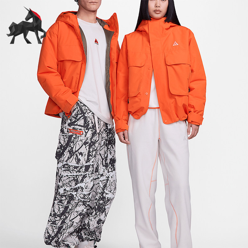Nike/耐克正品新款男士时尚宽松长袖连帽运动棉服FV8682-819