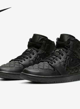 Nike/耐克正品 2021新款夏季黑菱纹女子中帮休闲运动鞋DB6078-001