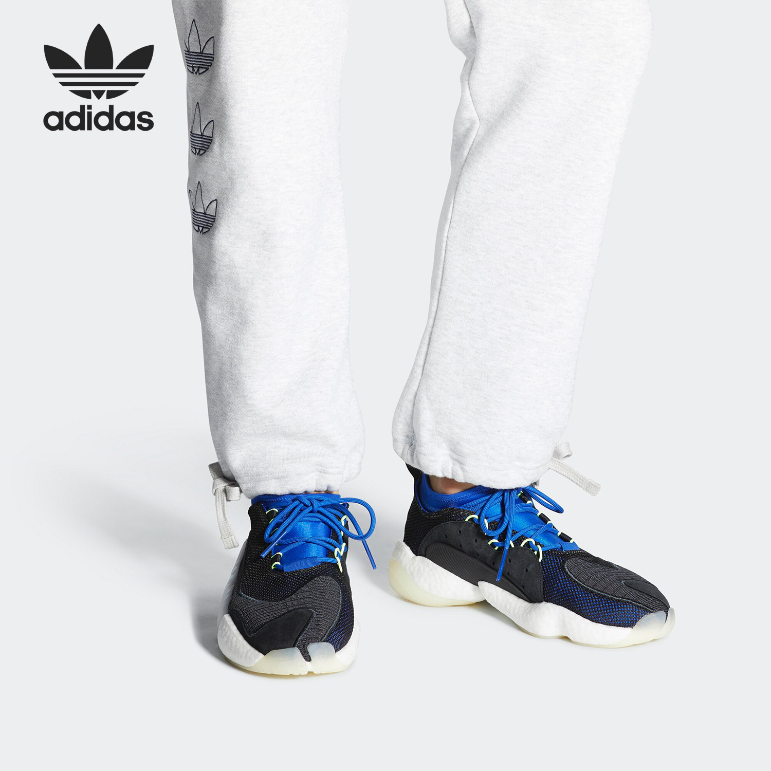 Adidas/阿迪达斯正品CRAZY BYW II 天足男子运动经典休闲鞋BD7998