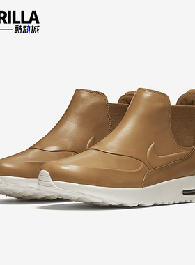 Nike/耐克正品Air Max女士复古皮面耐磨保暖跑步鞋859550-200