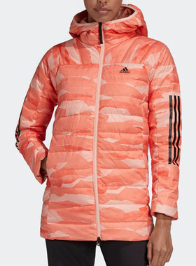 Adidas/阿迪达斯女子连帽羽绒服