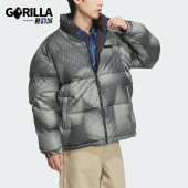 复古双面穿运动羽绒服JD3745 三叶草男士 Adidas 阿迪达斯正品