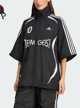 Adidas/阿迪达斯正品ADILENIUM女士运动梭织足球宽松外套KE7569