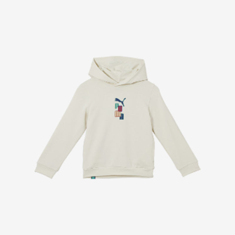 Puma/彪马正品夏季大童时尚连帽运动休闲印花卫衣679270-99