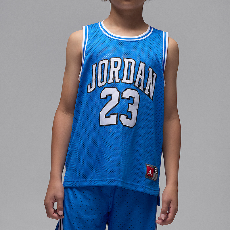 Nike/耐克正品JORDAN大童篮球圆领透气无袖训练背心DO1968-483