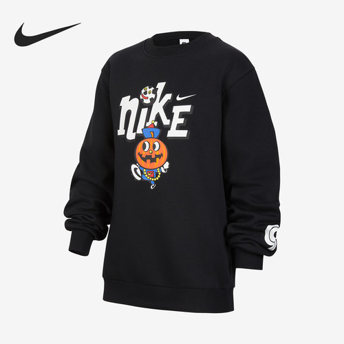 Nike/耐克正品Sportswear大童运动加绒圆领针织卫衣IO0095-010