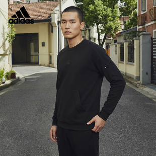 男士 Adidas 休闲运动卫衣IM9084 SWEAT 阿迪达斯正品 FUSTL