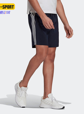 Adidas/阿迪达斯正品夏跑步健身男子运动弹性休闲短裤GL0023