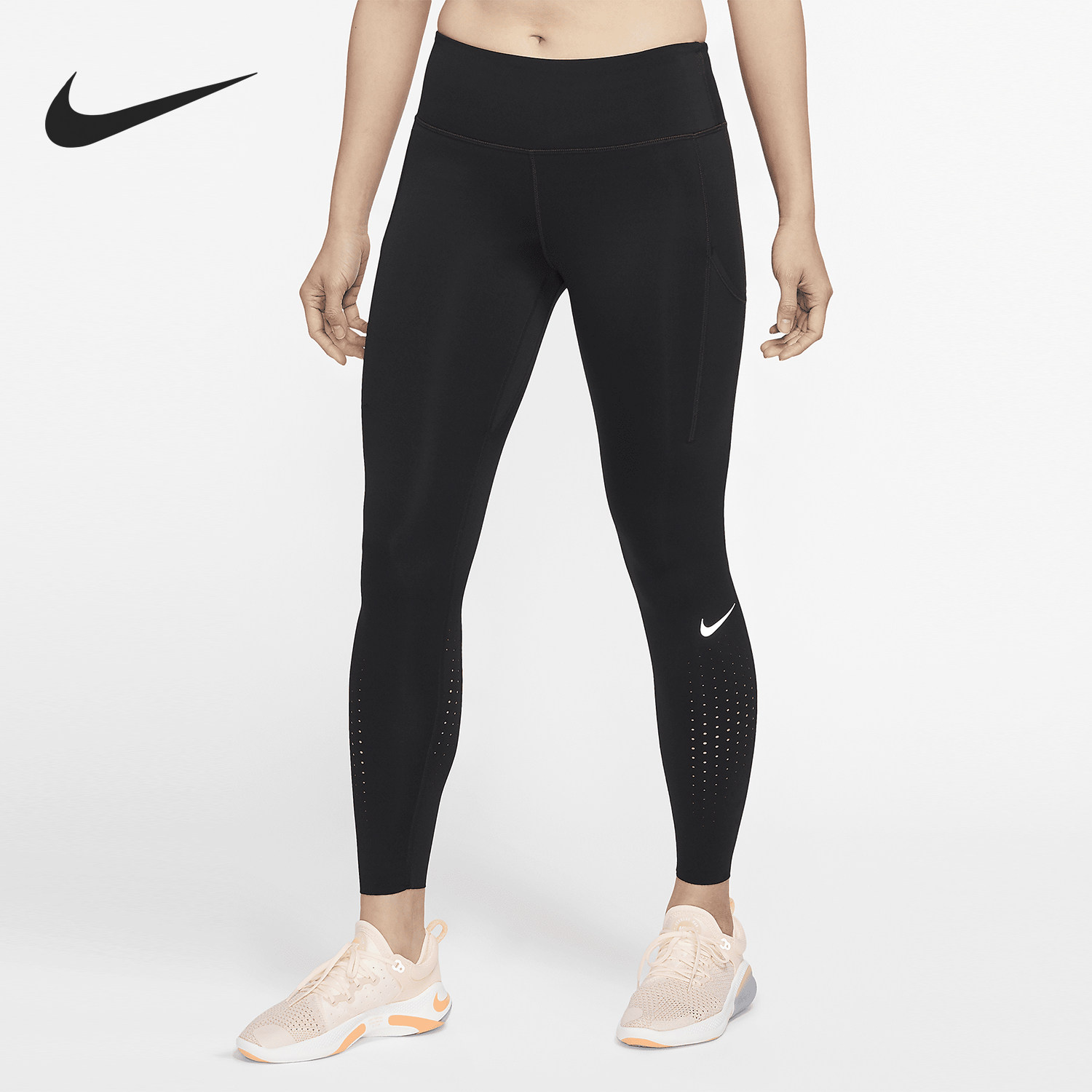 Nike/耐克正品 当季新款女子时尚运动跑步紧身长裤 CN8042-573