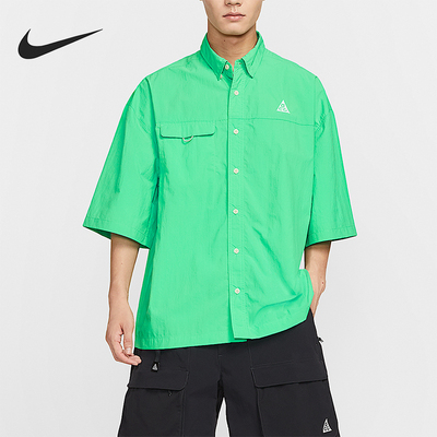 Nike/耐克正品夏季男士翻领简约时尚运动经典短袖刺绣HJ2884-388