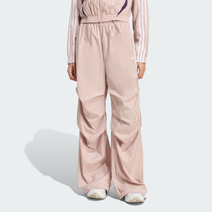 Adidas 三叶草女士休闲褶皱宽松时尚 运动裤 KE9791 阿迪达斯正品