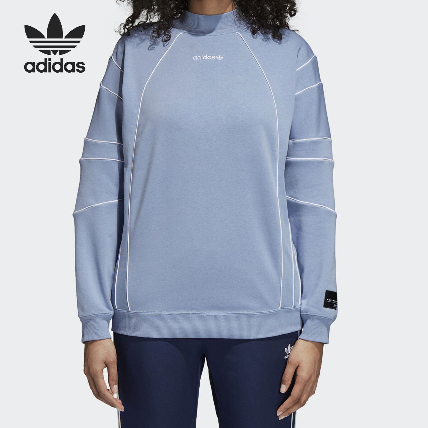 Adidas/阿迪达斯正品三叶草当季新款女子休闲运动卫衣 DH3032