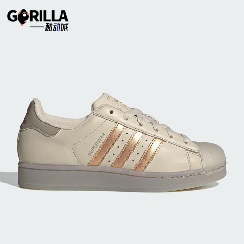 Adidas/阿迪达斯正品三叶草女士运动经典休闲贝壳头板鞋JR7355