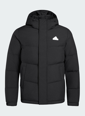Adidas/阿迪达斯正品冬季男女简约经典连帽保暖运动羽绒服KF6754