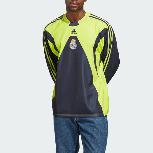 Adidas/阿迪达斯正品春秋男士时尚图案圆领经典套头长袖T恤HT6450