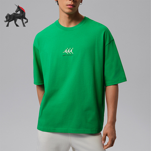 Nike/耐克正品Jordan Flight男士宽松刺绣经典休闲T恤IF3134-310