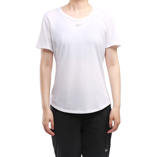 Nike/耐克正品当季新款运动休闲女子透气短袖T恤DD0619-100
