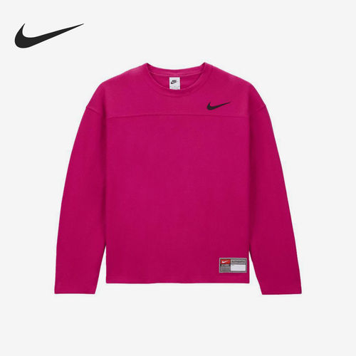 Nike耐克正品Sleeve Top Logo男女同款美版印花长袖T恤FJ9164-615