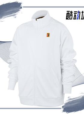 Nike/耐克正品网球运动休闲女子拉链立领长袖外套AV2455-100