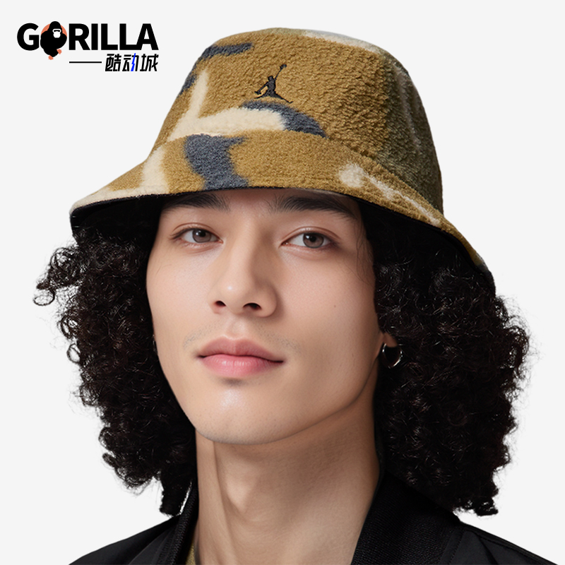 耐克男女加绒保暖梭织运动渔夫帽